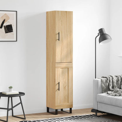 Highboard Sonoma Oak 34,5x34x180 cm Engineered Wood