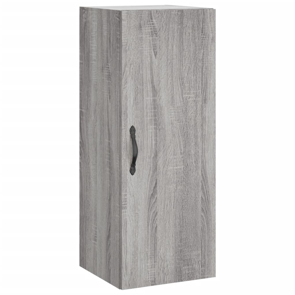 Highboard Grey Sonoma 34,5x34x180 cm Engineered Wood
