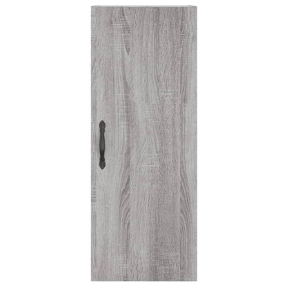 Highboard Grey Sonoma 34.5x34x180 cm Engineered Wood