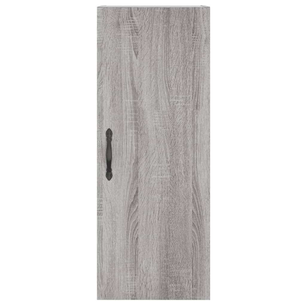 Highboard Grey Sonoma 34,5x34x180 cm Engineered Wood