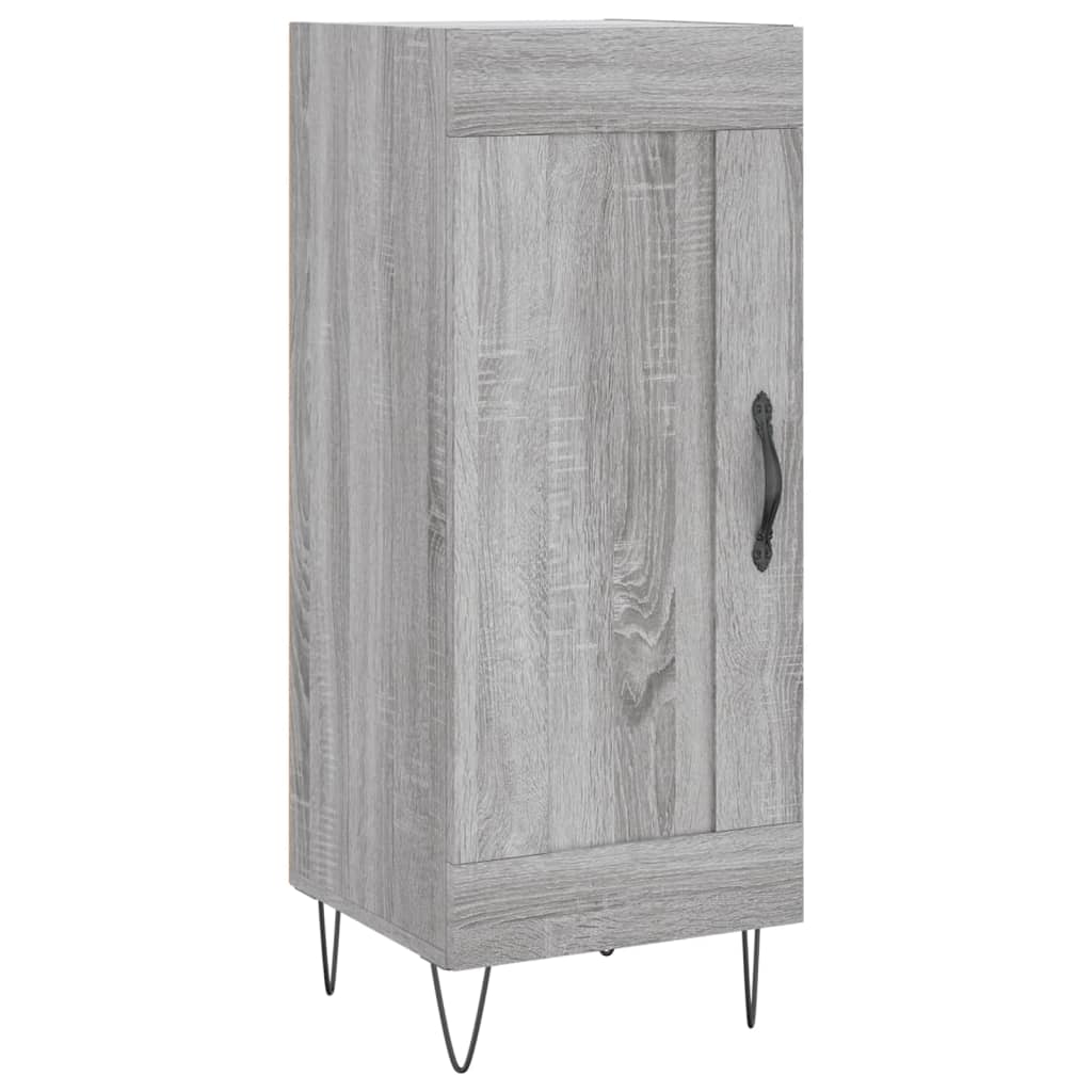 Highboard Grey Sonoma 34,5x34x180 cm Engineered Wood