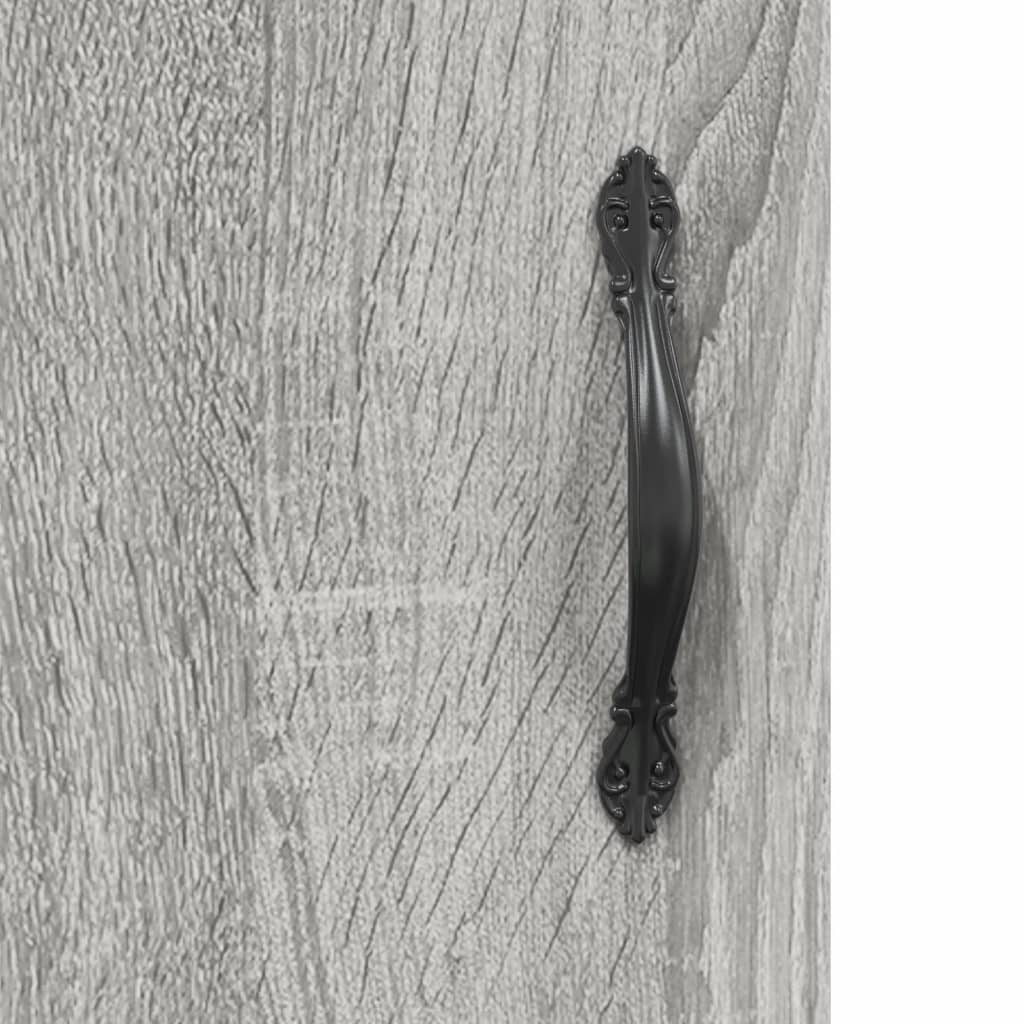 Highboard Grey Sonoma 34,5x34x180 cm Engineered Wood