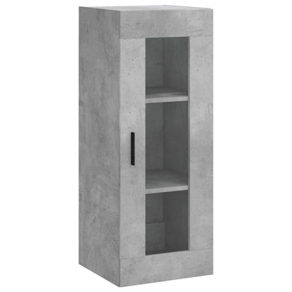 Highboard Concrete Grey 34.5x34x180 cm Engineered Wood