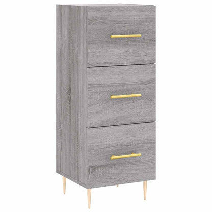 Highboard Grey Sonoma 34,5x34x180 cm Engineered Wood