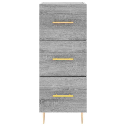 Highboard Grey Sonoma 34,5x34x180 cm Engineered Wood