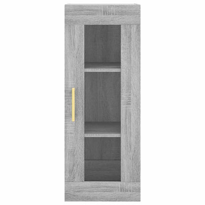 Highboard Grey Sonoma 34,5x34x180 cm Engineered Wood