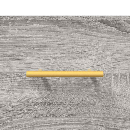 Highboard Grey Sonoma 34,5x34x180 cm Engineered Wood