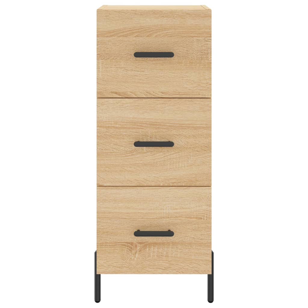 Highboard Sonoma Oak 34.5x34x180 cm Engineered Wood