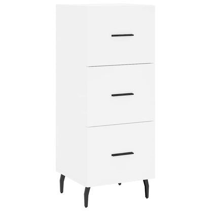 Highboard White 34.5x34x180 cm Engineered Wood