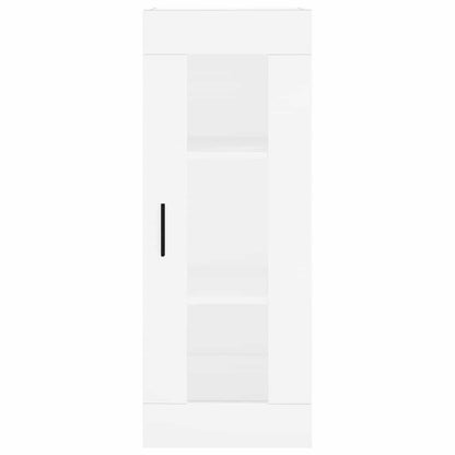 Highboard White 34.5x34x180 cm Engineered Wood