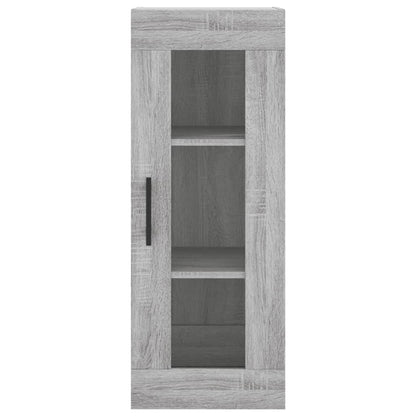 Highboard Grey Sonoma 34,5x34x180 cm Engineered Wood