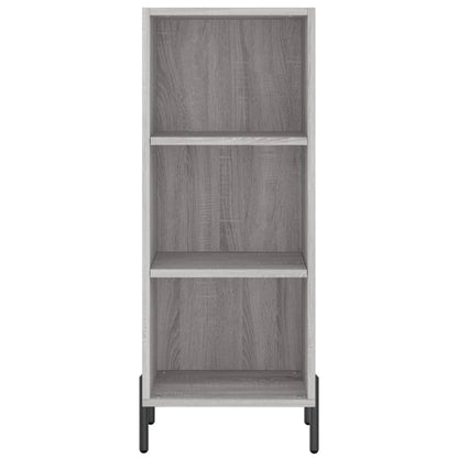 Highboard Grey Sonoma 34,5x34x180 cm Engineered Wood