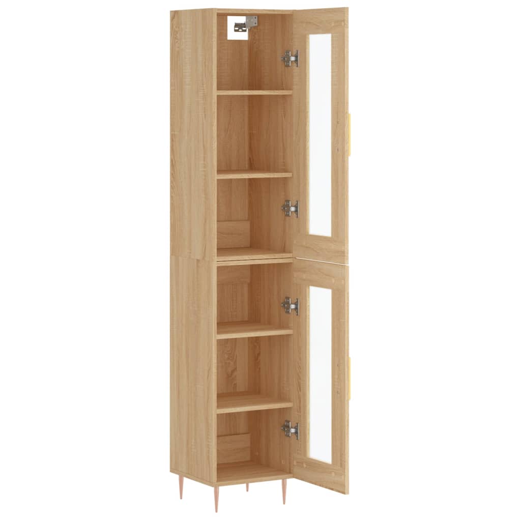 Highboard Sonoma Oak 34,5x34x180 cm Engineered Wood