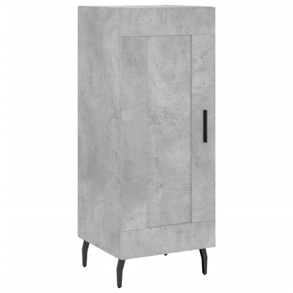 Highboard Concrete Grey 34.5x34x180 cm Engineered Wood