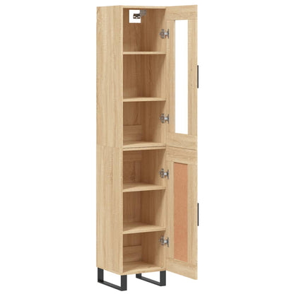 Highboard Sonoma Oak 34,5x34x180 cm Engineered Wood