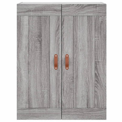 Highboard Grey Sonoma 69.5x34x180 cm Engineered Wood