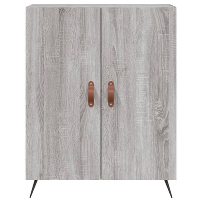 Highboard Grey Sonoma 69.5x34x180 cm Engineered Wood