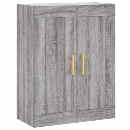 Highboard Grey Sonoma 69,5x34x180 cm Engineered Wood