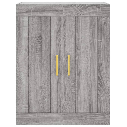 Highboard Grey Sonoma 69,5x34x180 cm Engineered Wood