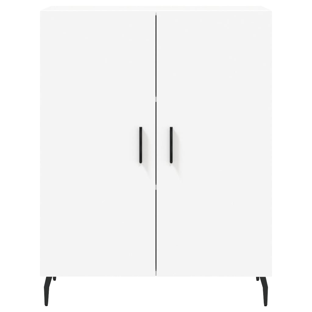 Highboard White 69.5x34x180 cm Engineered Wood