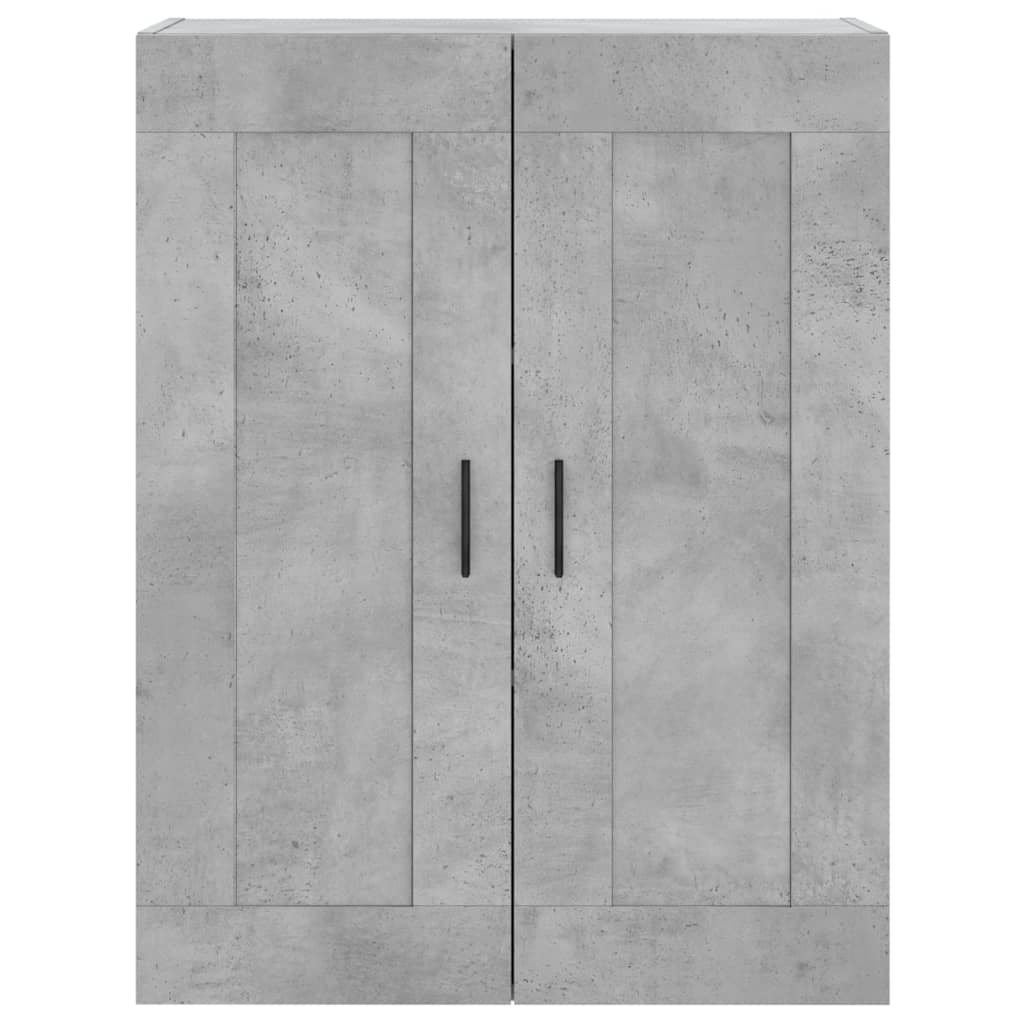 Highboard Concrete Grey 69,5x34x180 cm Engineered Wood
