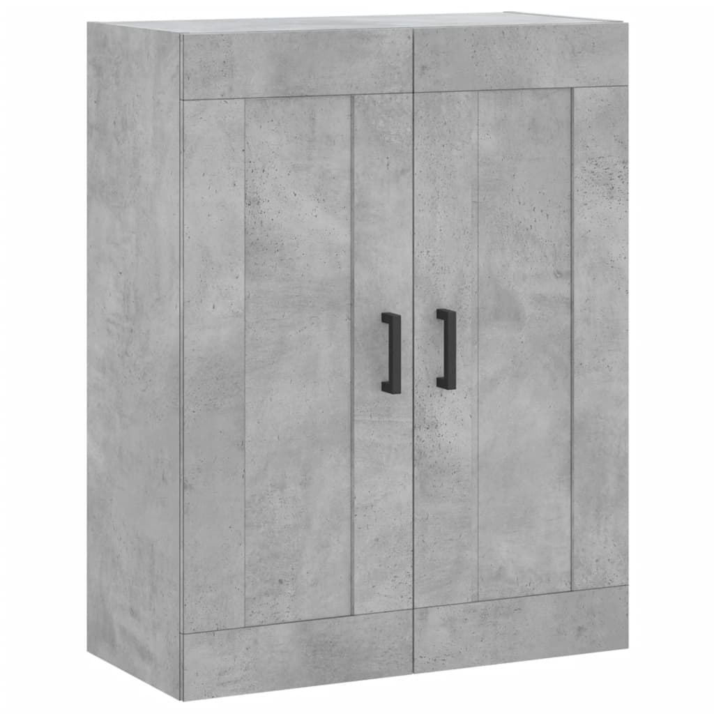 Highboard Concrete Grey 69,5x34x180 cm Engineered Wood
