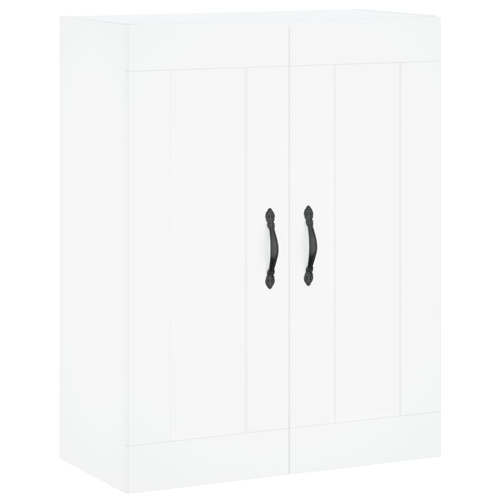 Highboard White 69,5x34x180 cm Engineered Wood