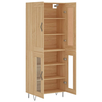 Highboard Sonoma Oak 69,5x34x180 cm Engineered Wood