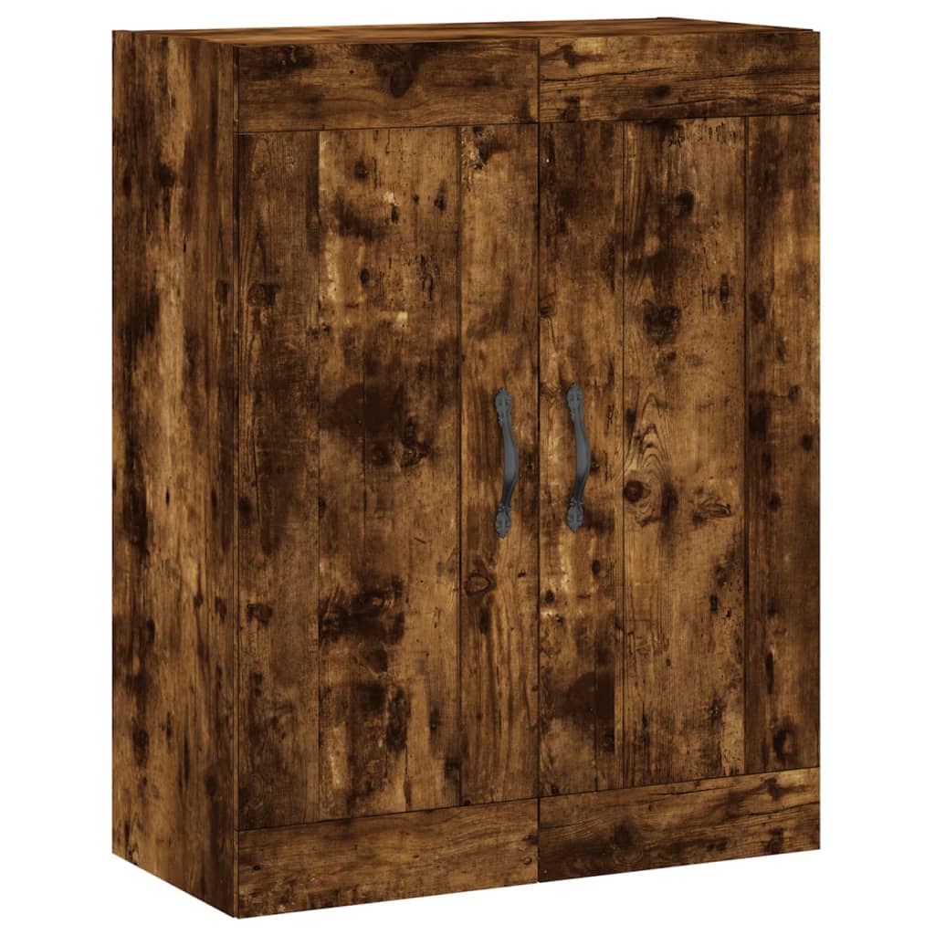 Highboard Smoked Oak 69,5x34x180 cm Engineered Wood