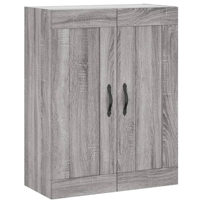 Highboard Grey Sonoma 69,5x34x180 cm Engineered Wood