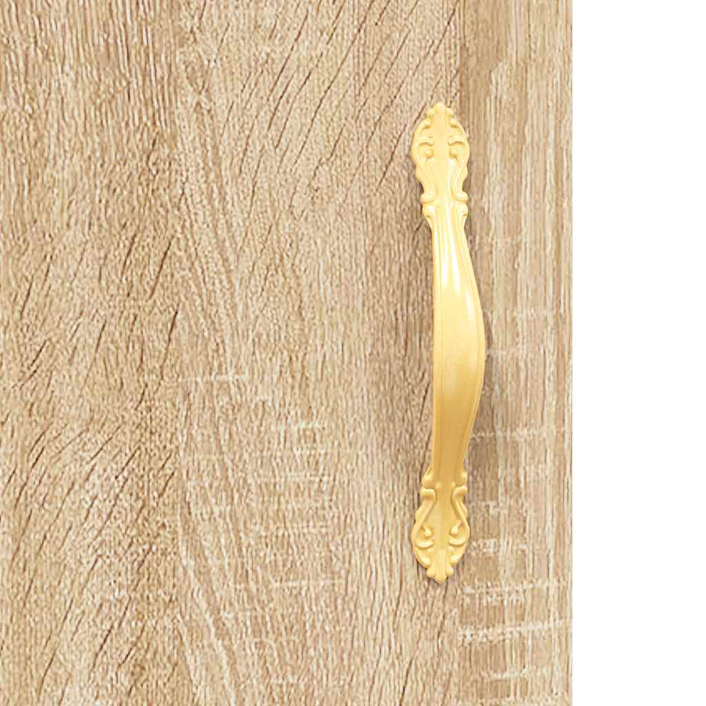 Highboard Sonoma Oak 69.5x34x180 cm Engineered Wood