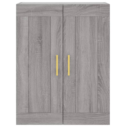Highboard Grey Sonoma 69,5x34x180 cm Engineered Wood