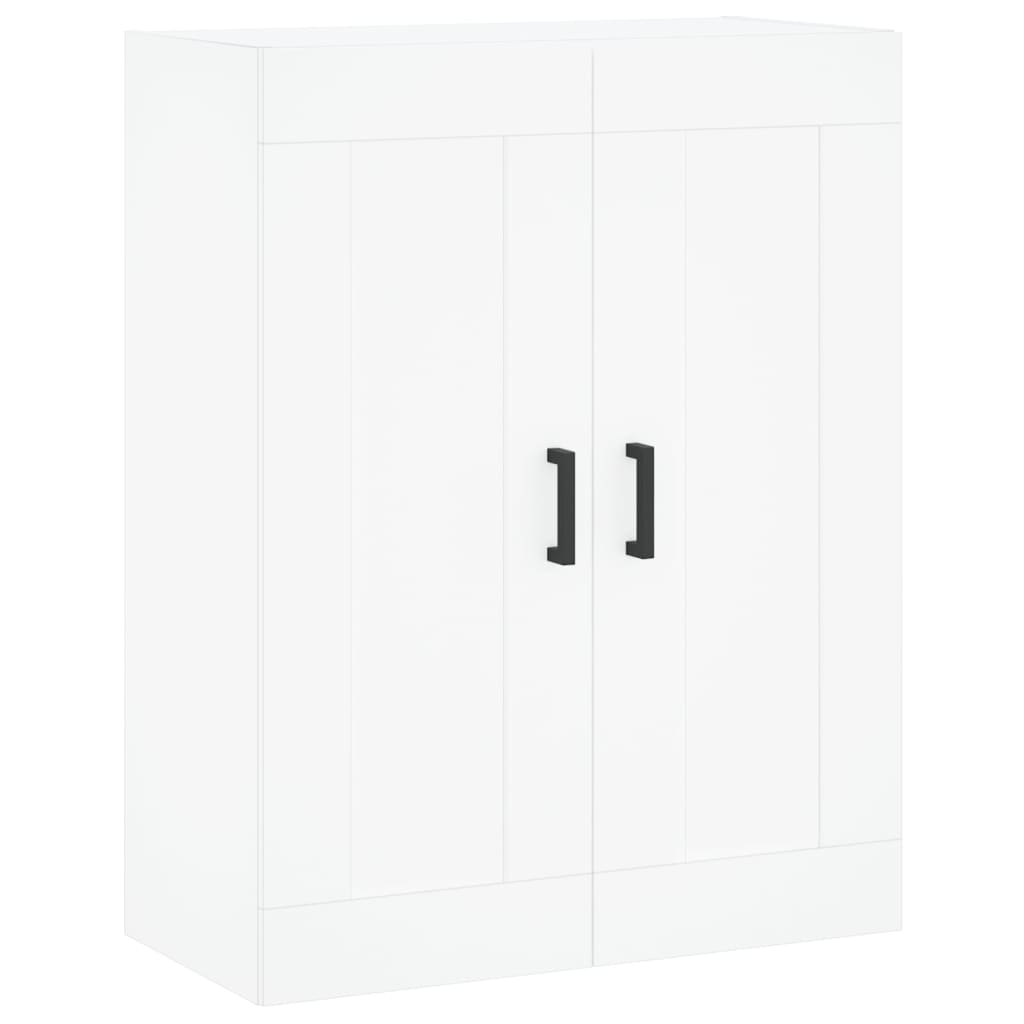 Highboard White 69.5x34x180 cm Engineered Wood