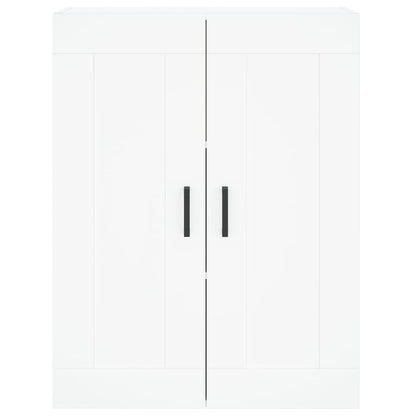 Highboard White 69.5x34x180 cm Engineered Wood