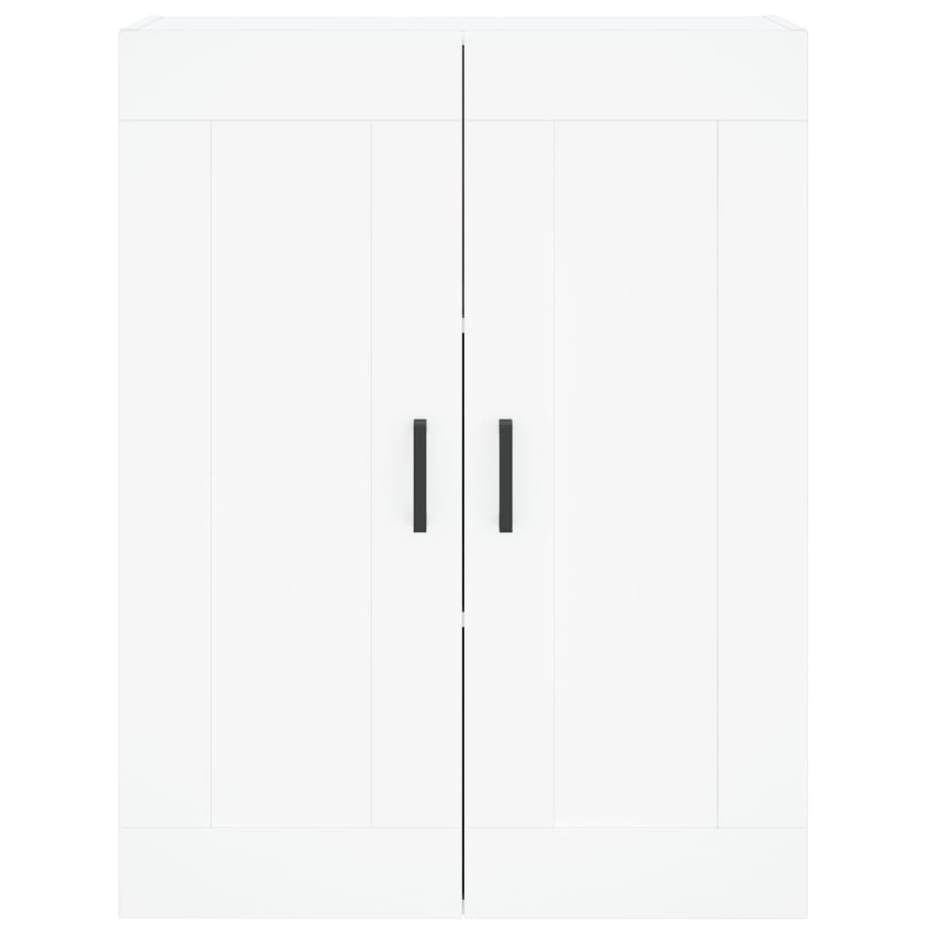 Highboard White 69,5x34x180 cm Engineered Wood