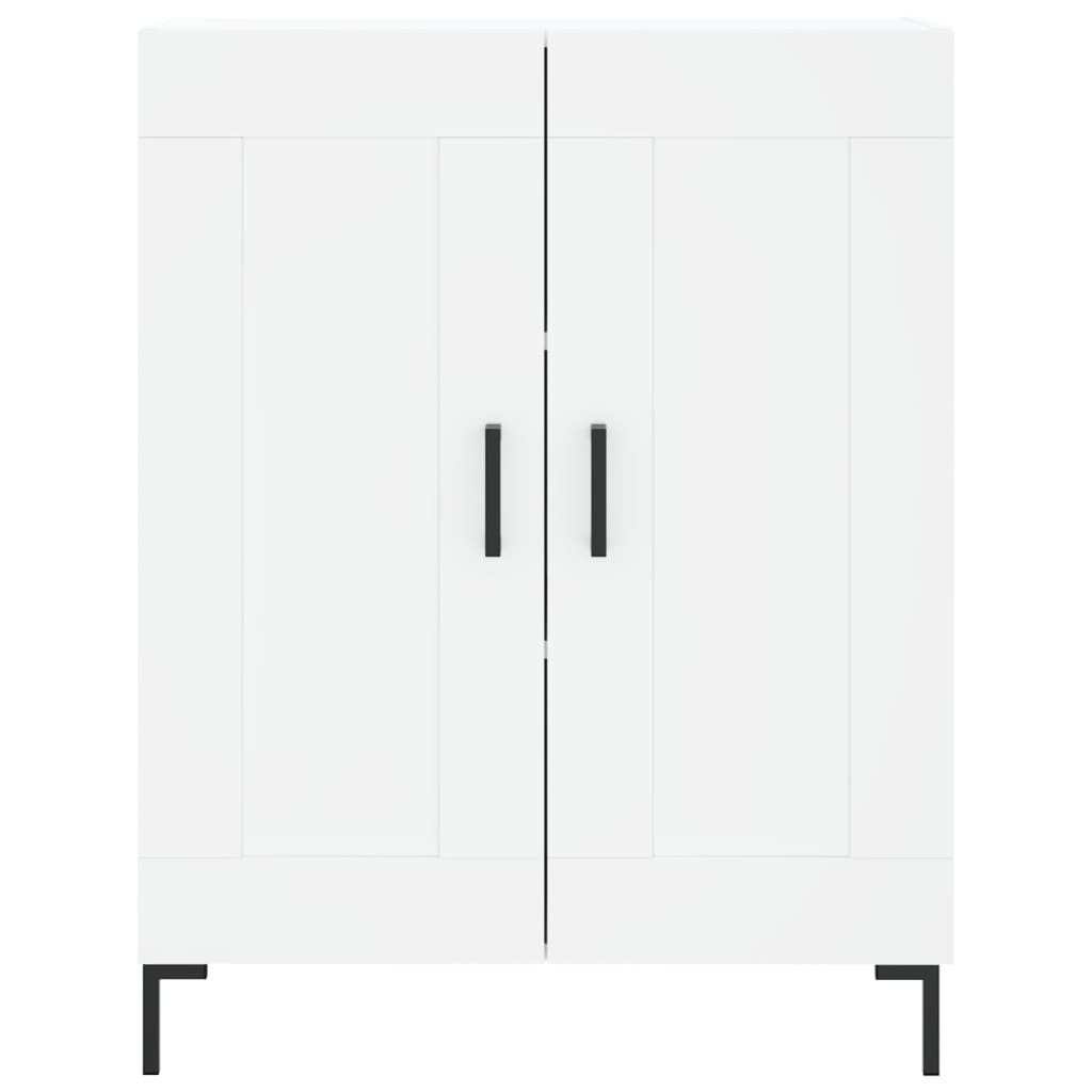Highboard White 69,5x34x180 cm Engineered Wood