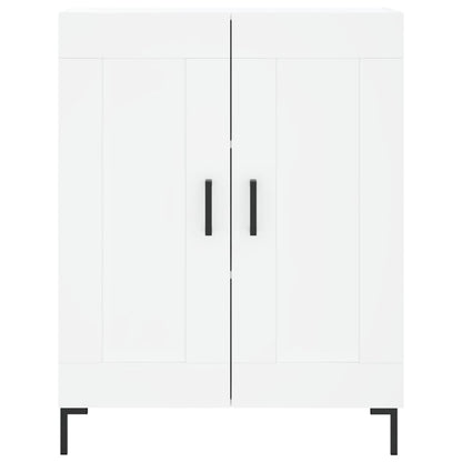 Highboard White 69,5x34x180 cm Engineered Wood