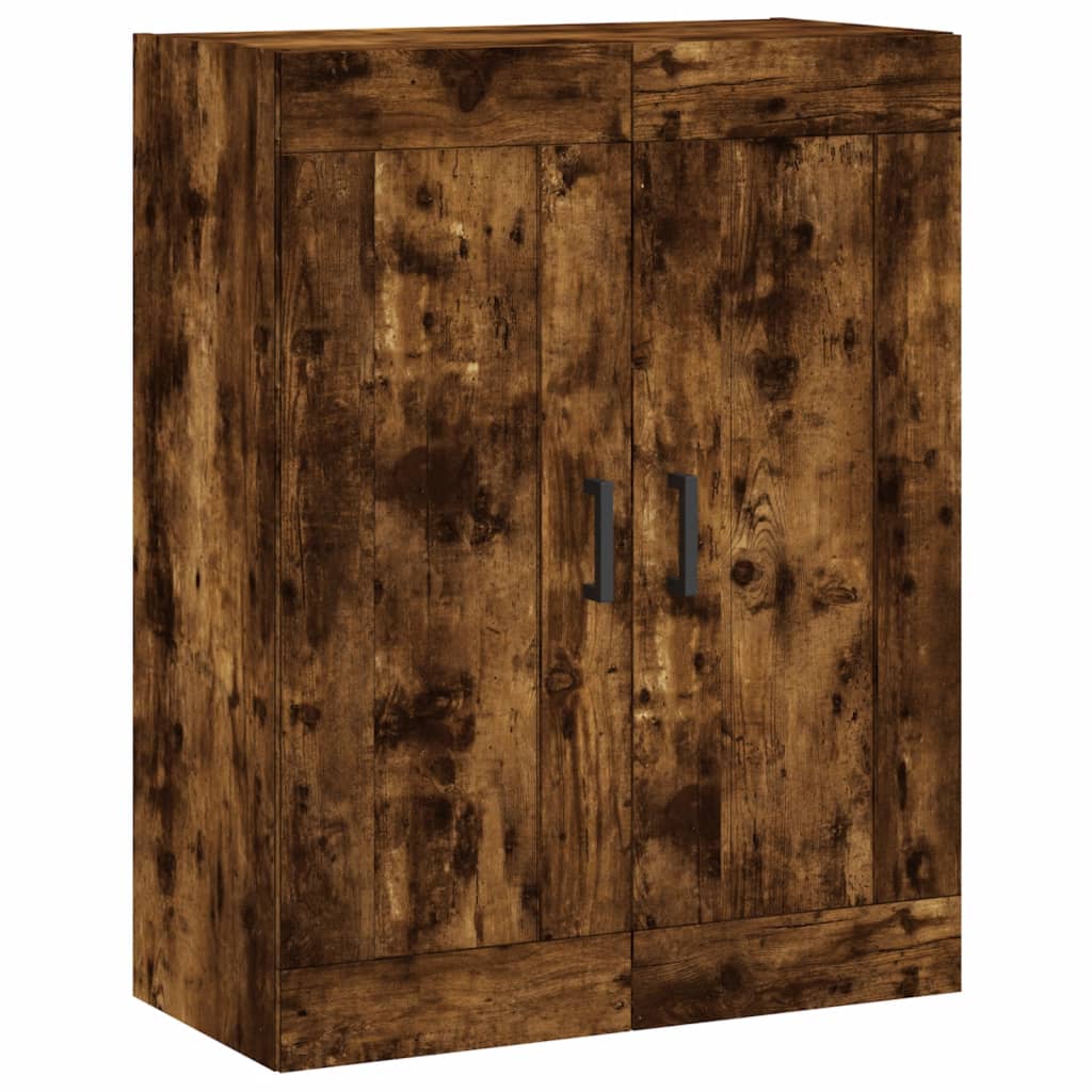 Highboard Smoked Oak 69,5x34x180 cm Engineered Wood
