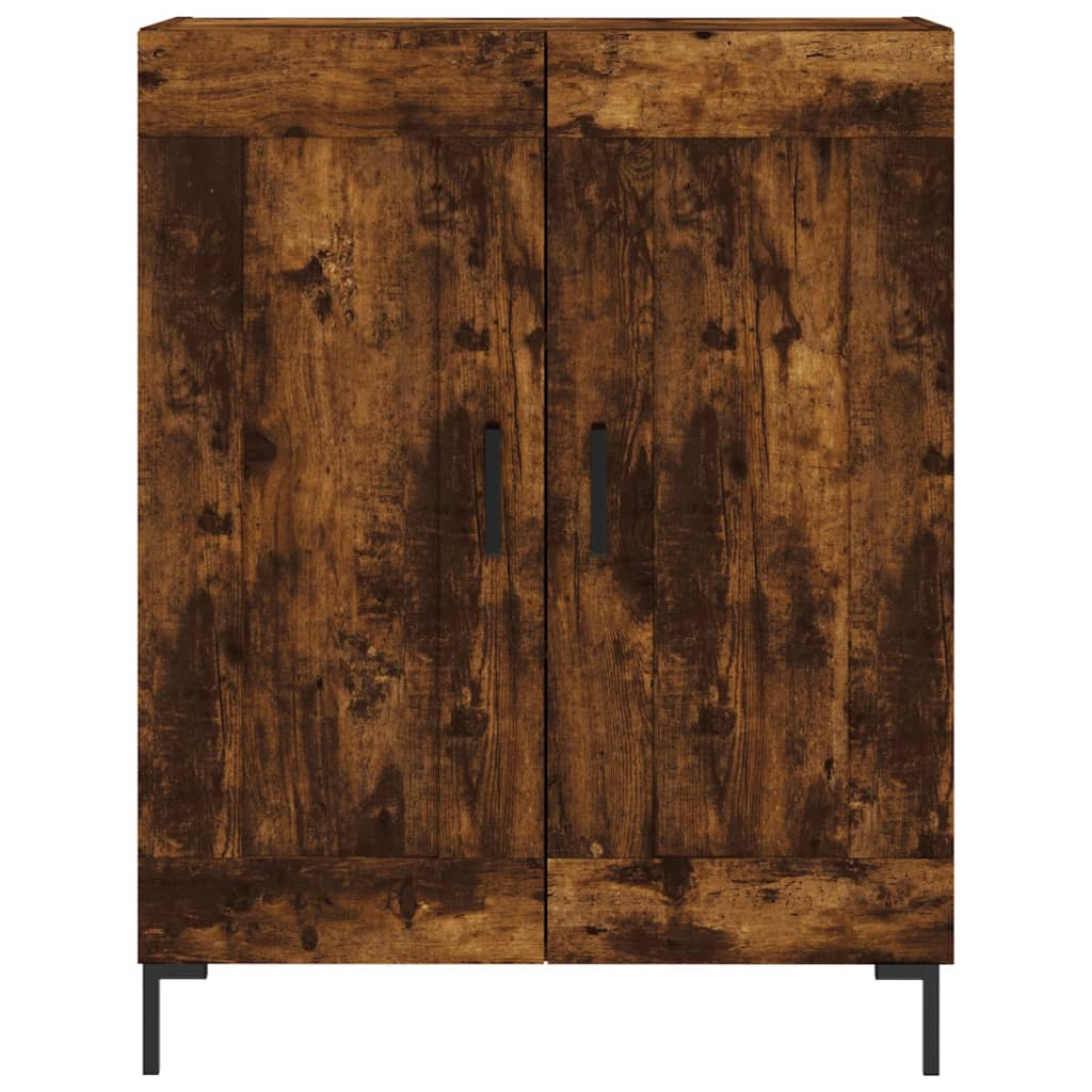 Highboard Smoked Oak 69,5x34x180 cm Engineered Wood