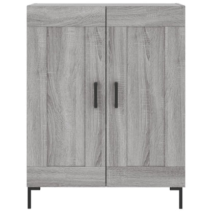 Highboard Grey Sonoma 69,5x34x180 cm Engineered Wood