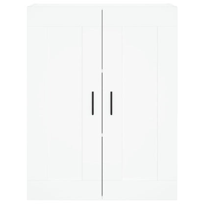 Highboard White 69.5x34x180 cm Engineered Wood