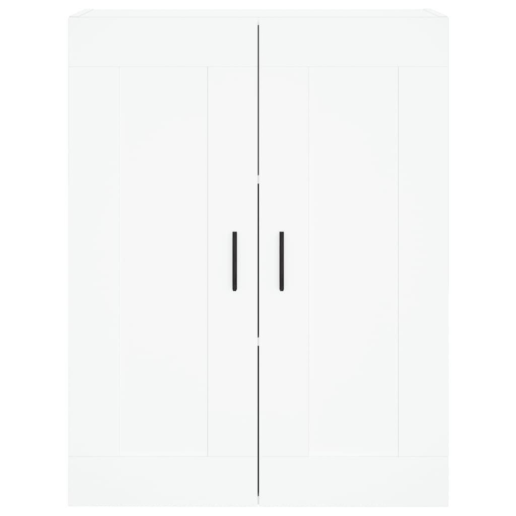 Highboard White 69,5x34x180 cm Engineered Wood