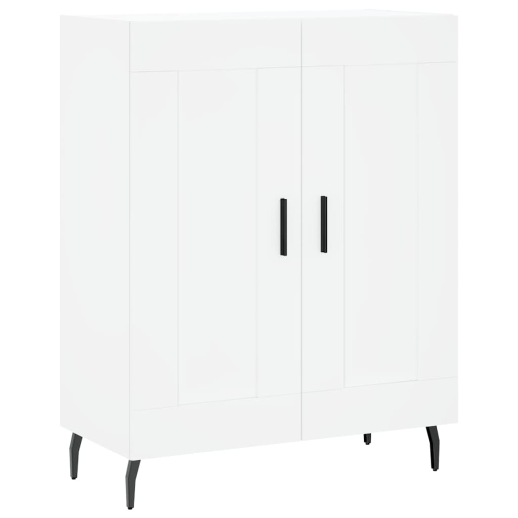 Highboard White 69,5x34x180 cm Engineered Wood