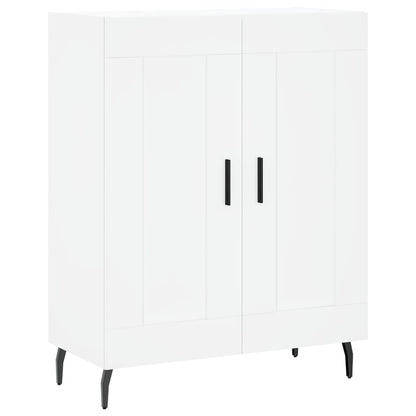 Highboard White 69,5x34x180 cm Engineered Wood