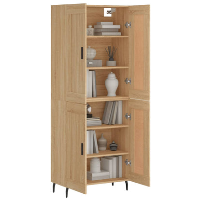Highboard Sonoma Oak 69,5x34x180 cm Engineered Wood