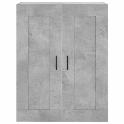Highboard Concrete Grey 69,5x34x180 cm Engineered Wood