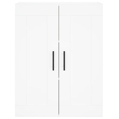 Highboard White 69,5x34x180 cm Engineered Wood