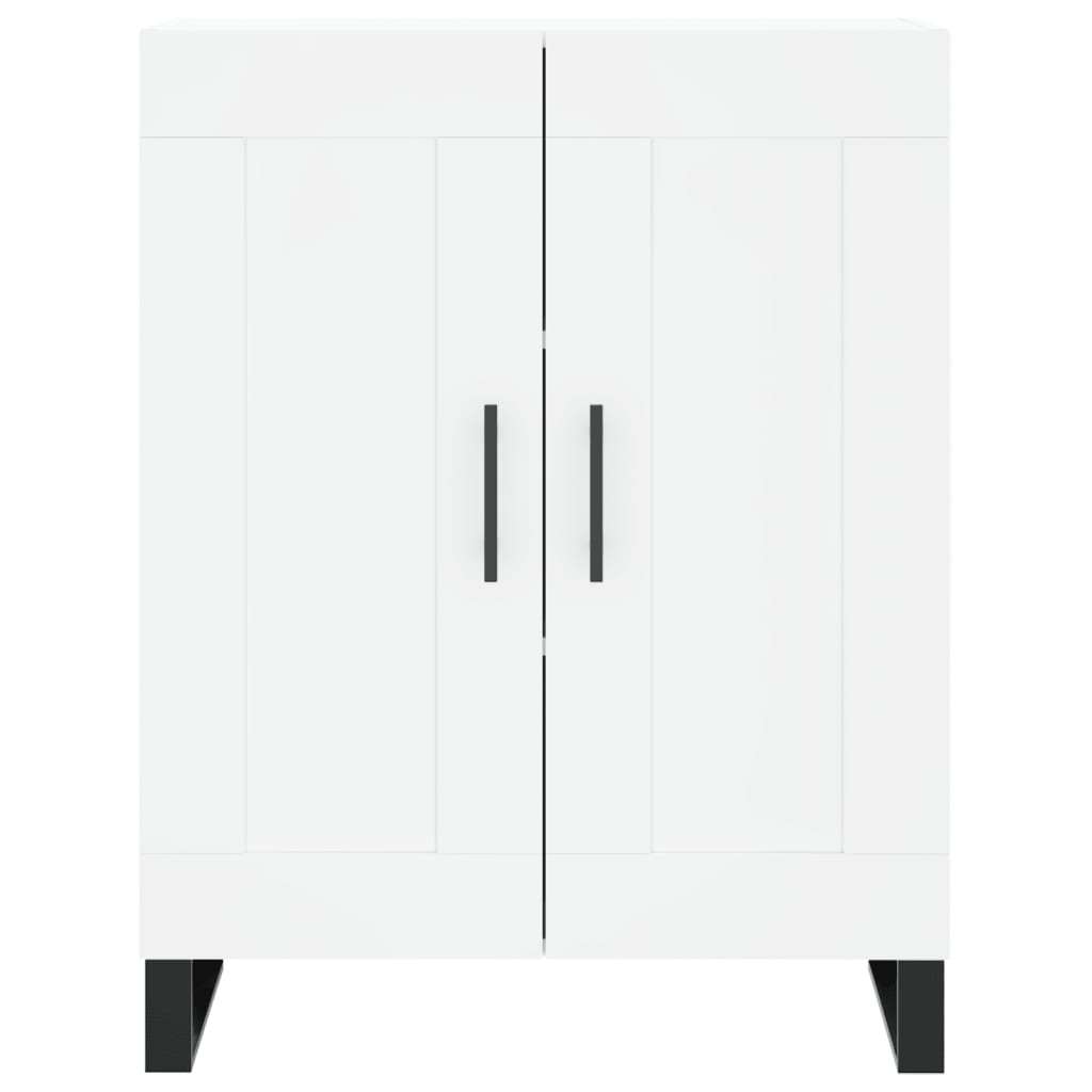 Highboard White 69,5x34x180 cm Engineered Wood