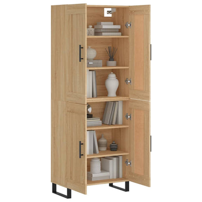 Highboard Sonoma Oak 69,5x34x180 cm Engineered Wood