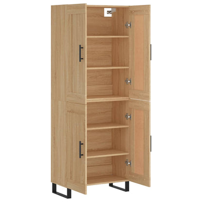Highboard Sonoma Oak 69,5x34x180 cm Engineered Wood